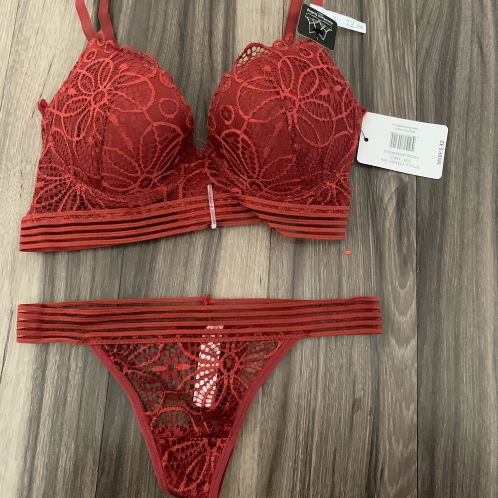 Lace Push up Bra set